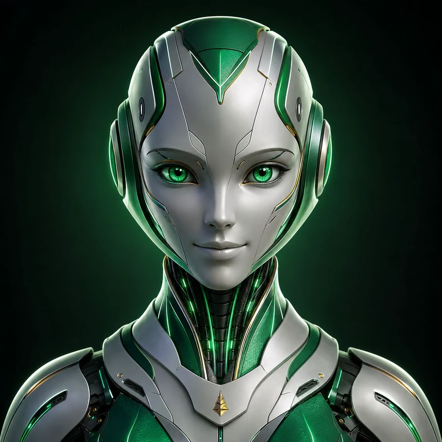 MERC, silver and green commerce worker agent